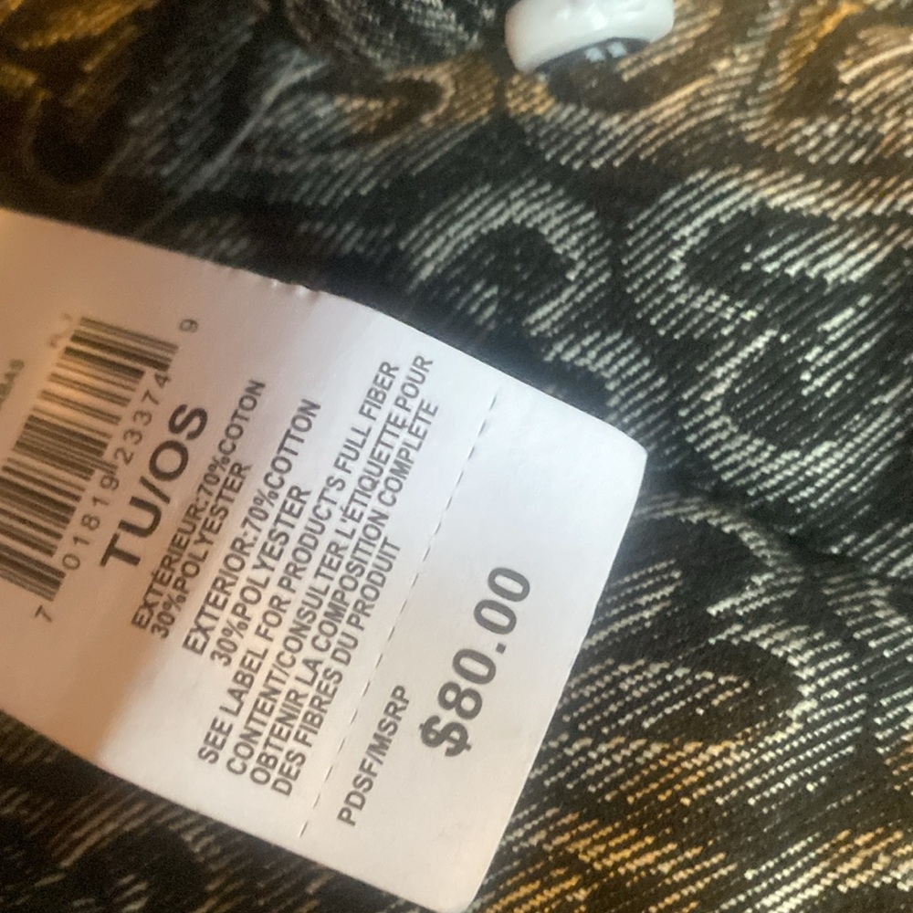 WILDFOX Black denim Heart Pattern Tote Bag! - Picture 6 of 11